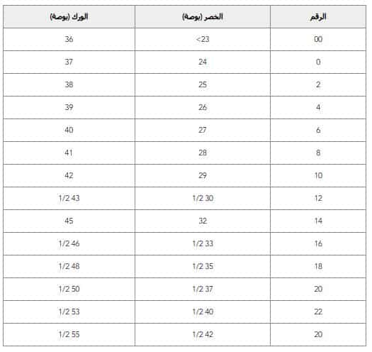 قياس البناطيل في American Eagle