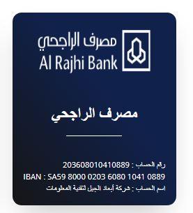 حسابات البنوك على لايك كارد