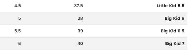 تابع مقاسات احذية البنات على يوباي