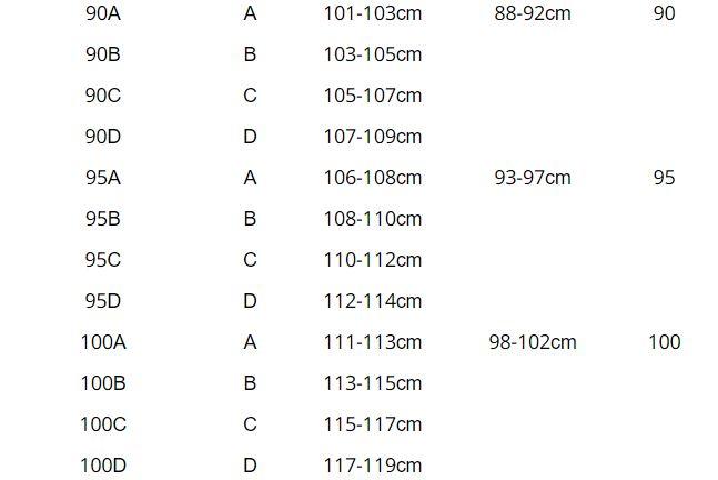دليل مقاسات lc waikiki bra
