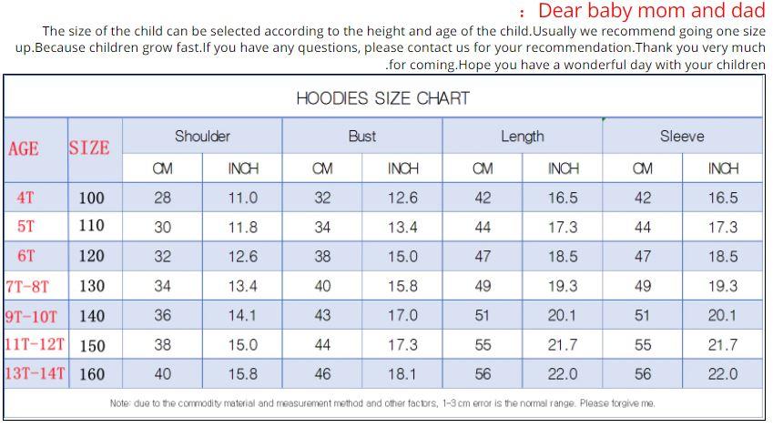 المقاسات لجاكت أطفال ولادي aliexpress