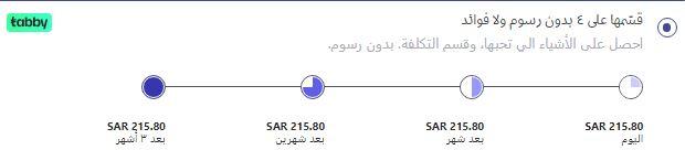 الدفع بالتقسيط على متجر البيت الصغير