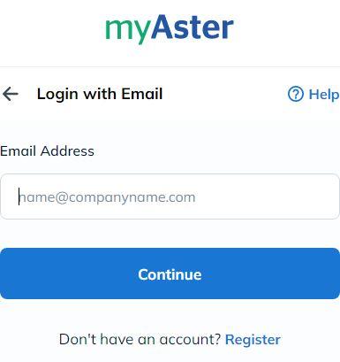 انشاء حساب على متجر myaster